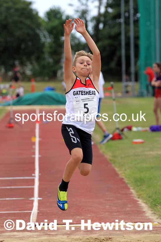 Long jump, 2022 NEGP Monkton 5, Wednesday, July 20th. Photo: David T. Hewitson/Sports for All Pics